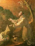 Francisco de Zurbaran stigmatization of st oil